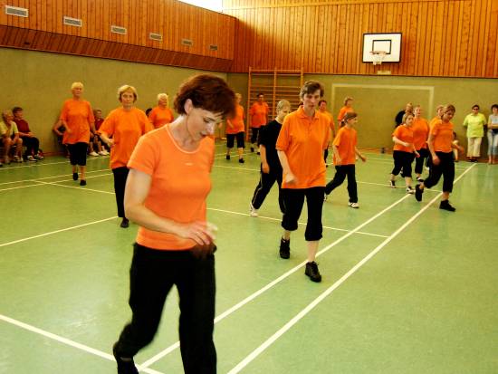 Bilder vom Aerobic, Frauengymnastik, Indiaka